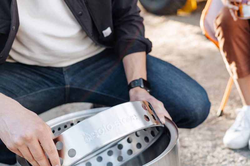 Bonfire solo stove with stand